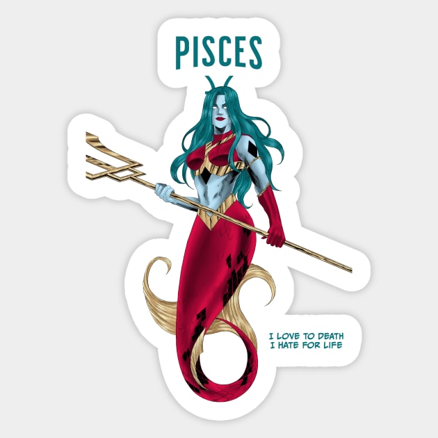 Pisces Sticker by sffuma